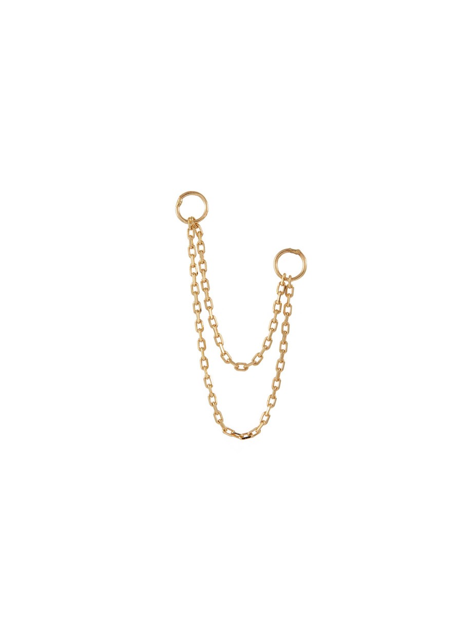 Women MÉTIER BY TOMFOOLERY Fashion Jewellery | 9K Gold Double Add On Chain