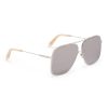 Women VICTORIA BECKHAM Eyewear | Loop Navigator' Metal Square Aviator Sunglasses