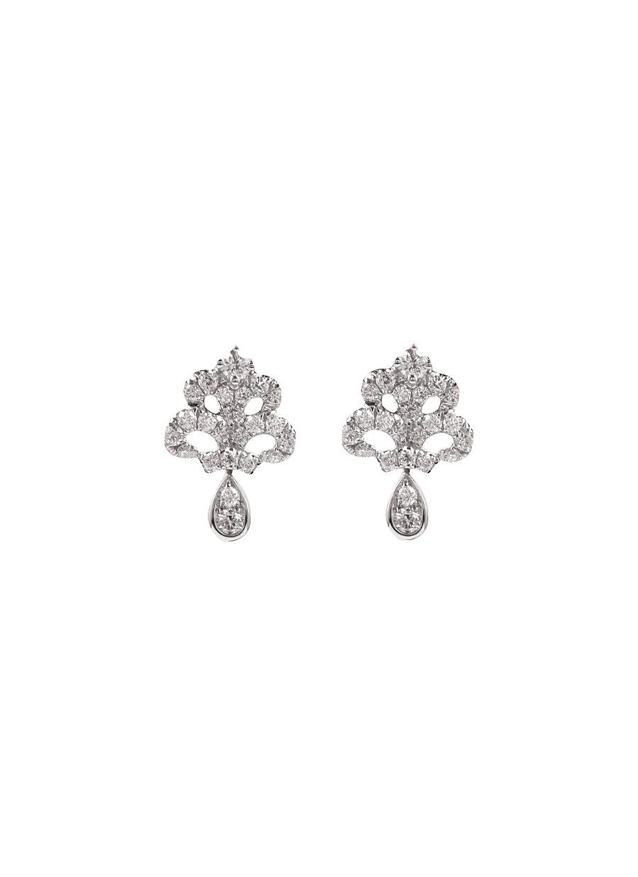 Women LC COLLECTION JEWELLERY Fine Jewellery | 18K White Gold Earrings