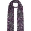 Women JOVENS Scarves & Wraps | Leopard Pirnt Cashmere Shawl