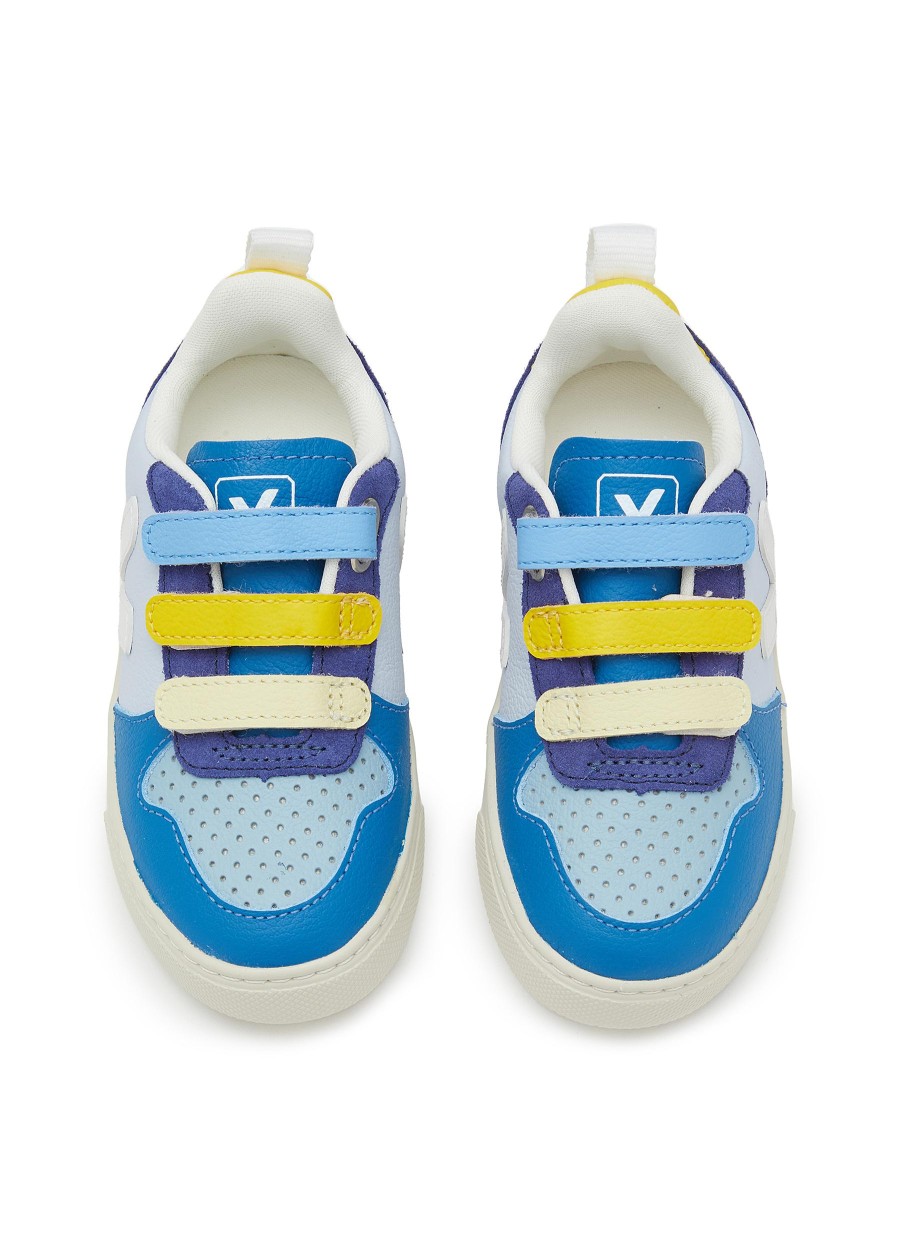 Women VEJA Shoes | Esplar Velcro Leather Kids Sneakers