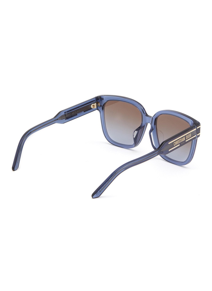 Women DIOR Eyewear | Diorsignature S7F Acetate Square Frame Sunglasses