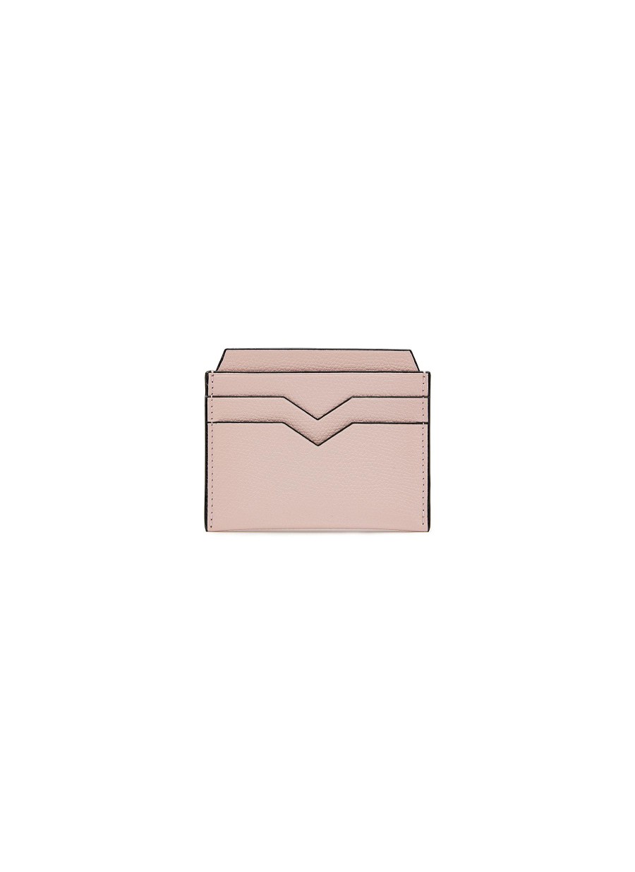 Women VALEXTRA Small Leather Goods | Porta Calf Leather Cardholder