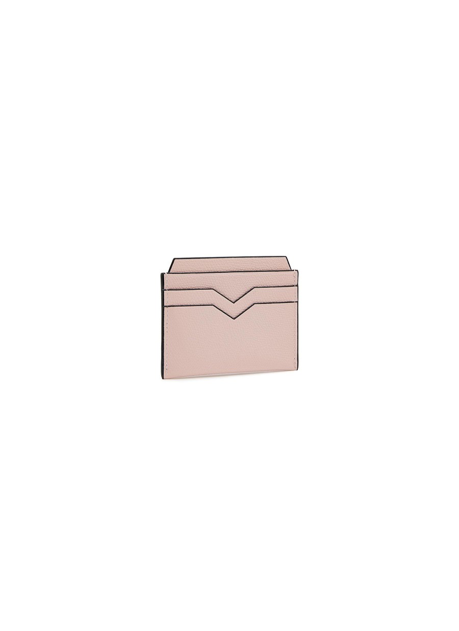 Women VALEXTRA Small Leather Goods | Porta Calf Leather Cardholder