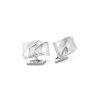 Men TATEOSSIAN Cufflinks | X Zaha Hadid Brushed Stainless Steel Twisted Cufflinks