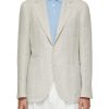 Men BRUNELLO CUCINELLI Suits | Linen Silk Wool Cotton Deconstructed Blazer