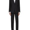 Men LARDINI Suits | Single Breasted Wool Silk Smoking Evening Suit