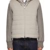 Men FABIO GAVAZZI Jackets | Hooded Mink And Cashmere Reversible Vest