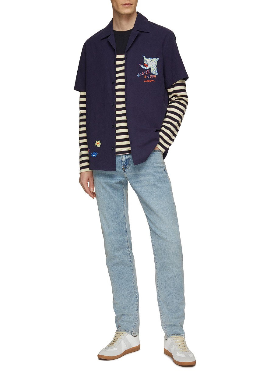 Men SCOTCH & SODA T-Shirts | Breton Striped T-Shirt