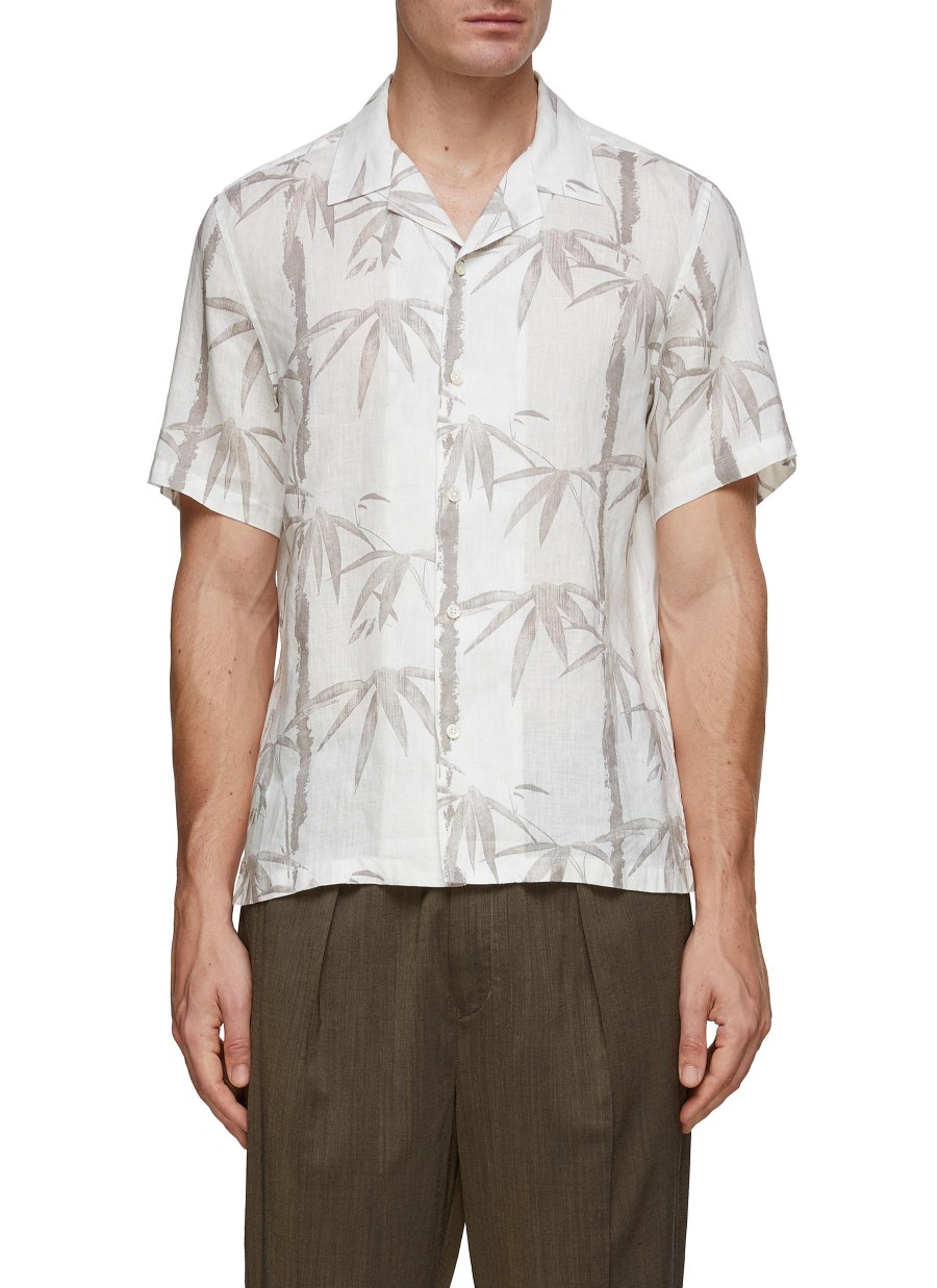 Men THEORY Shirts | Camps Printed Shirt