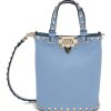 Women VALENTINO Crossbody | Rockstud Calfskin Pouch Bag