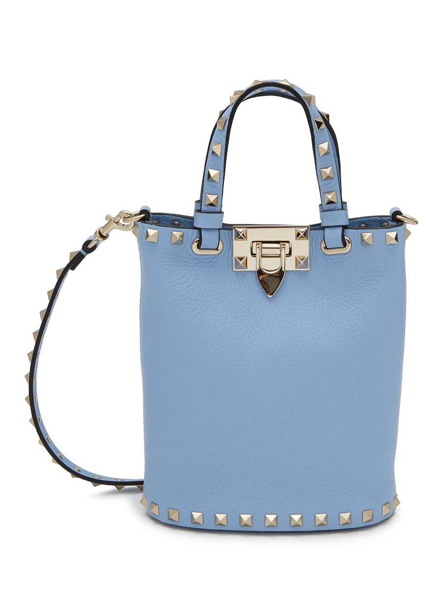 Women VALENTINO Crossbody | Rockstud Calfskin Pouch Bag