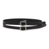 Women MM6 MAISON MARGIELA Belts | Leather Double Buckle Belt