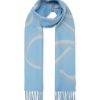 Women LOEWE Scarves & Wraps | Anagram Wool Cashmere Silk Scarf