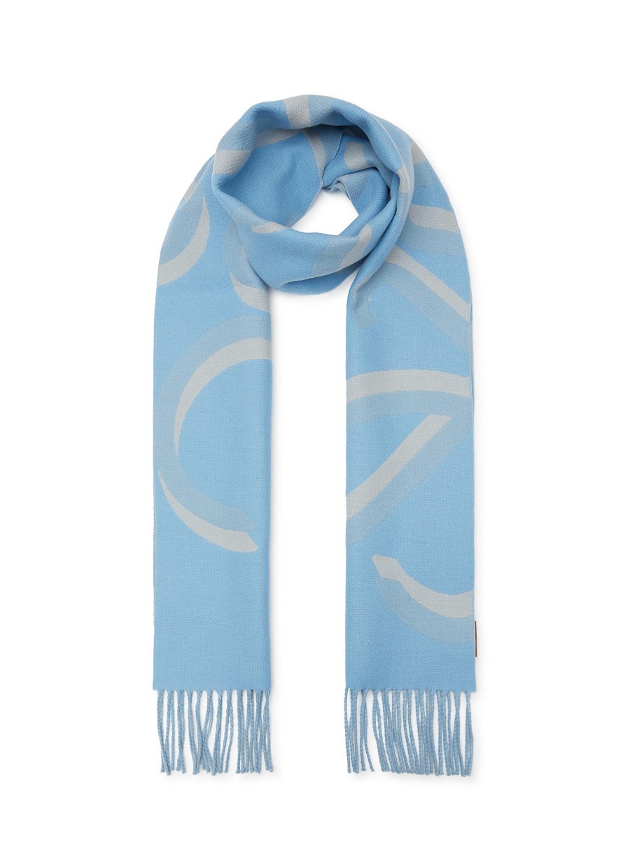 Women LOEWE Scarves & Wraps | Anagram Wool Cashmere Silk Scarf