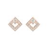 Women KORLOFF Fine Jewellery | Eclat 18K Rose Gold Diamond Stud Earrings