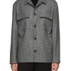 Men LARDINI Jackets | Houndstooth Shirt Jacket