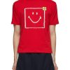 Men JOSHUA’S T-Shirts | Square Smiley Face T-Shirt