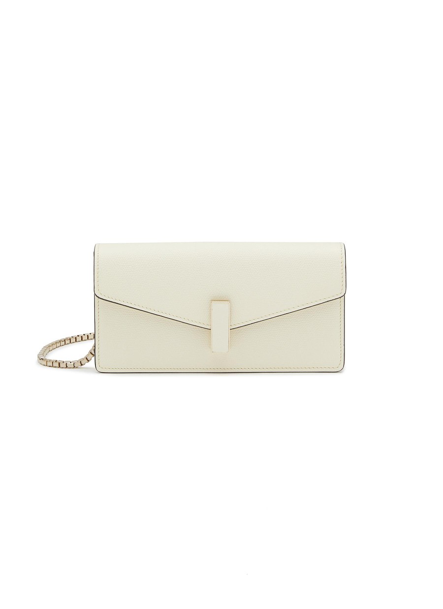 Women VALEXTRA Clutch Bags | Iside Millepunte Calfskin Leather Clutch Bag