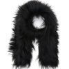 Women SIMONETTA RAVIZZA Scarves & Wraps | Alberta Silver Fox Fur Scarf