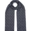 Women VALENTINO Scarves & Wraps | Iconograph Jacquard Cotton Silk Cashmere Scarf