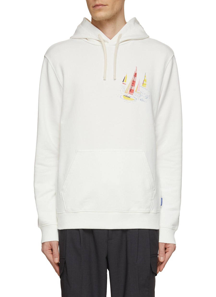 Men SCOTCH & SODA Pullovers & Hoodies | Sail Boat Graphic Pullover Hoodie