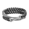 Women JOHN HARDY Fine Jewellery | Classic Chain Sterling Silver Bracelet — Size Uxl