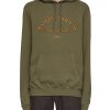 Men MAISON LABICHE Pullovers & Hoodies | Logo Embroidered Oragnic Cotton Hoodie