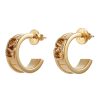 Women VALENTINO Fashion Jewellery | Vlogo Brass Earrings