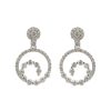 Women LC COLLECTION JEWELLERY Fine Jewellery | 18K White Gold Diamond Earrings