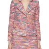 Women SOONIL Jackets | Hand Woven Rainbow Tweed Jacket