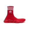 Men BALENCIAGA Sneakers | X Adidas 'Speed' High Top Sock Sneakers