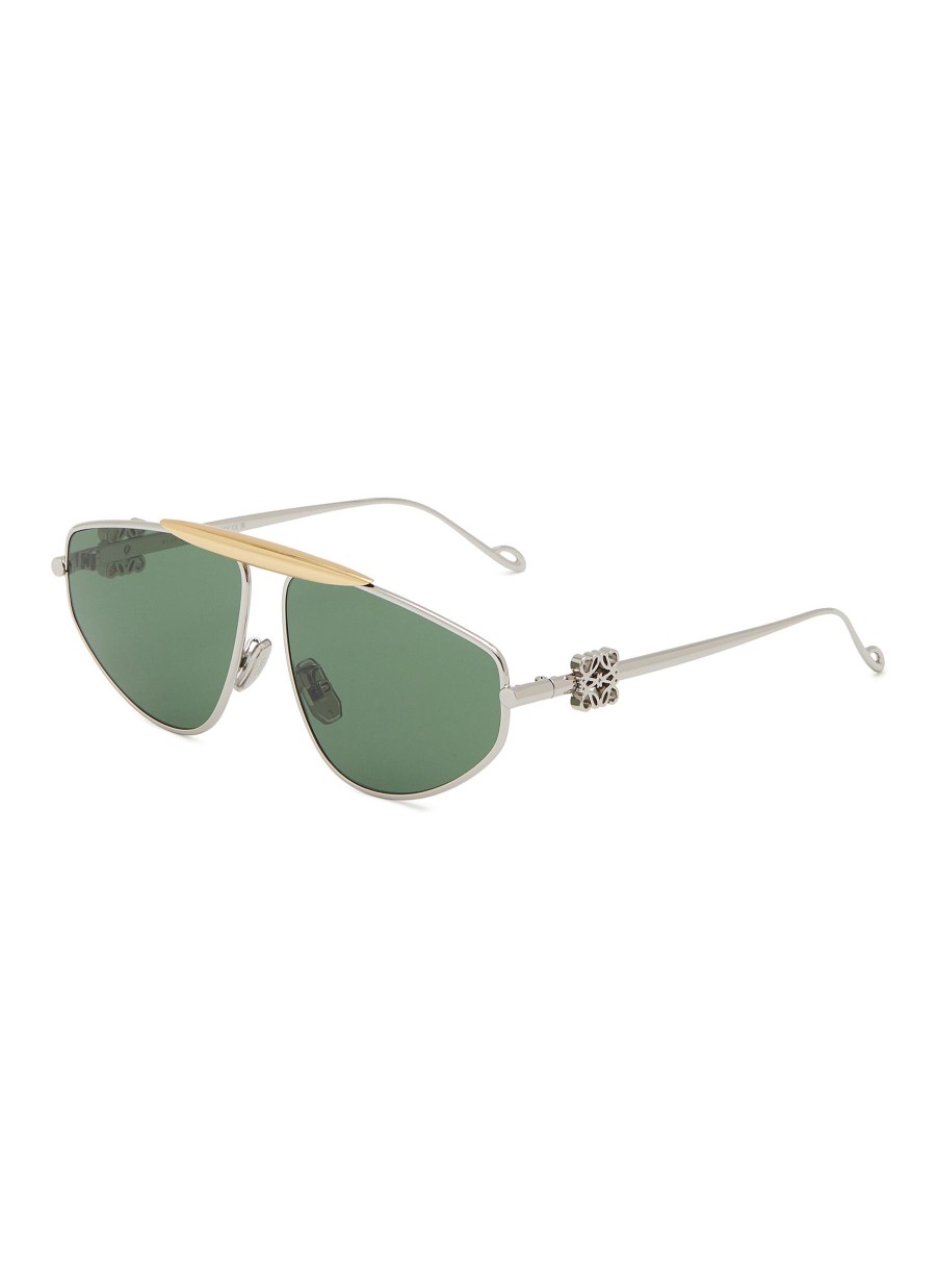 Women LOEWE Eyewear | Metal Aviator Sunglasses