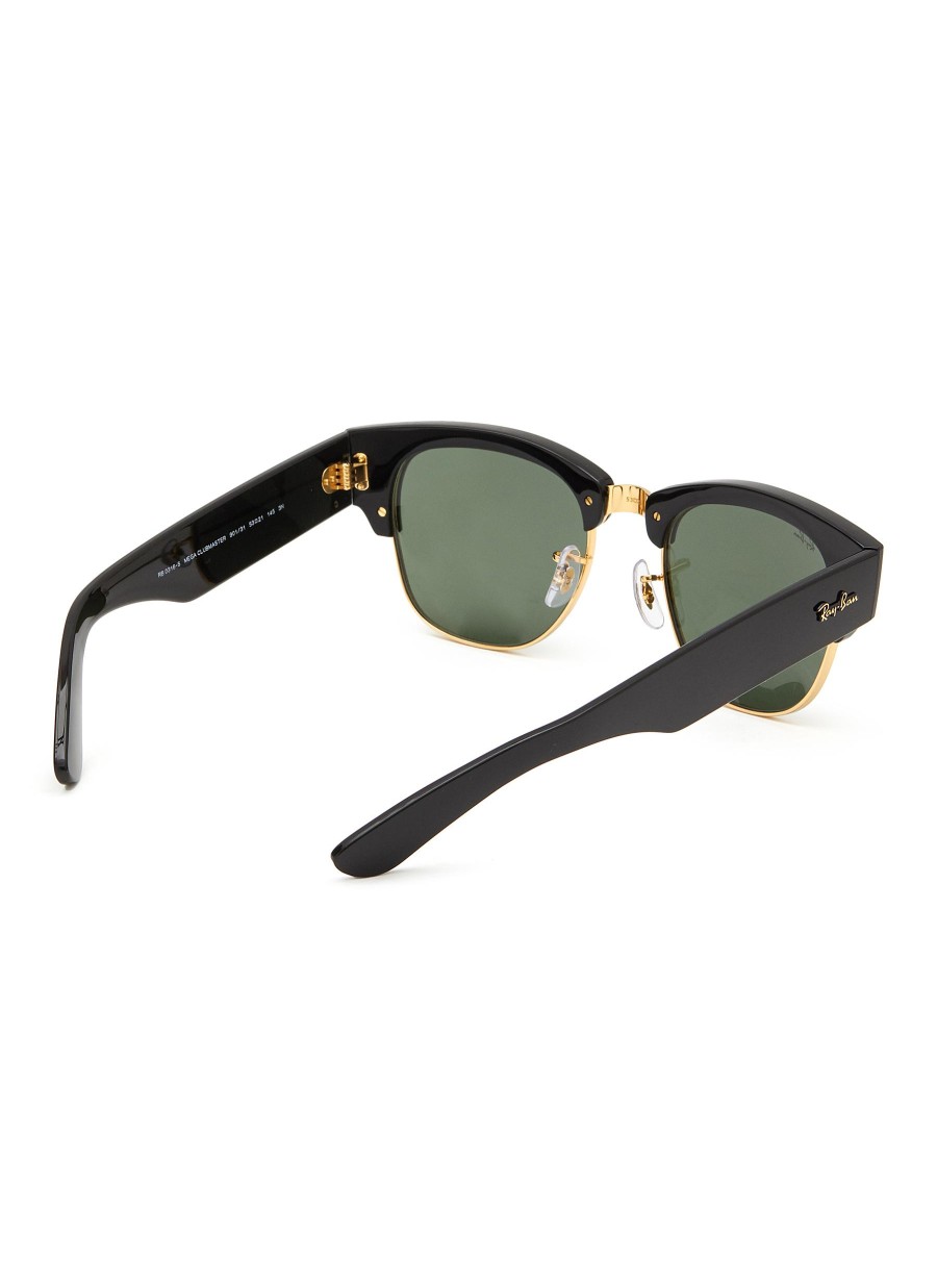 Women RAY BAN Eyewear | Green Lens Acetate Square Sunglasses