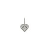 Women LC COLLECTION JEWELLERY Fine Jewellery | 18K White Gold Heart Charm Pendant