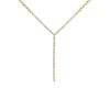 Women LC COLLECTION JEWELLERY Fine Jewellery | 18K White Gold Diamond Y Pendant Necklace