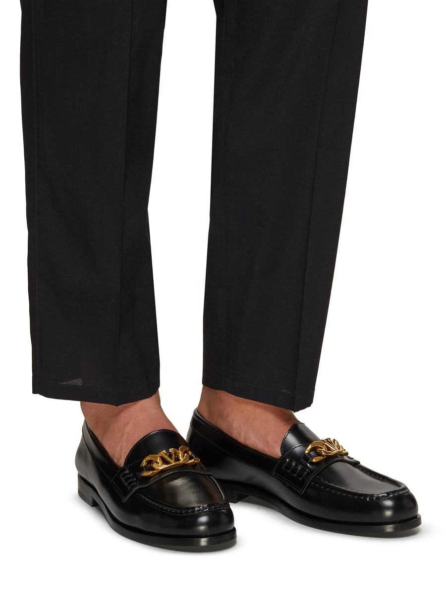 Men VALENTINO Flats | Vlogo Chain Loafer