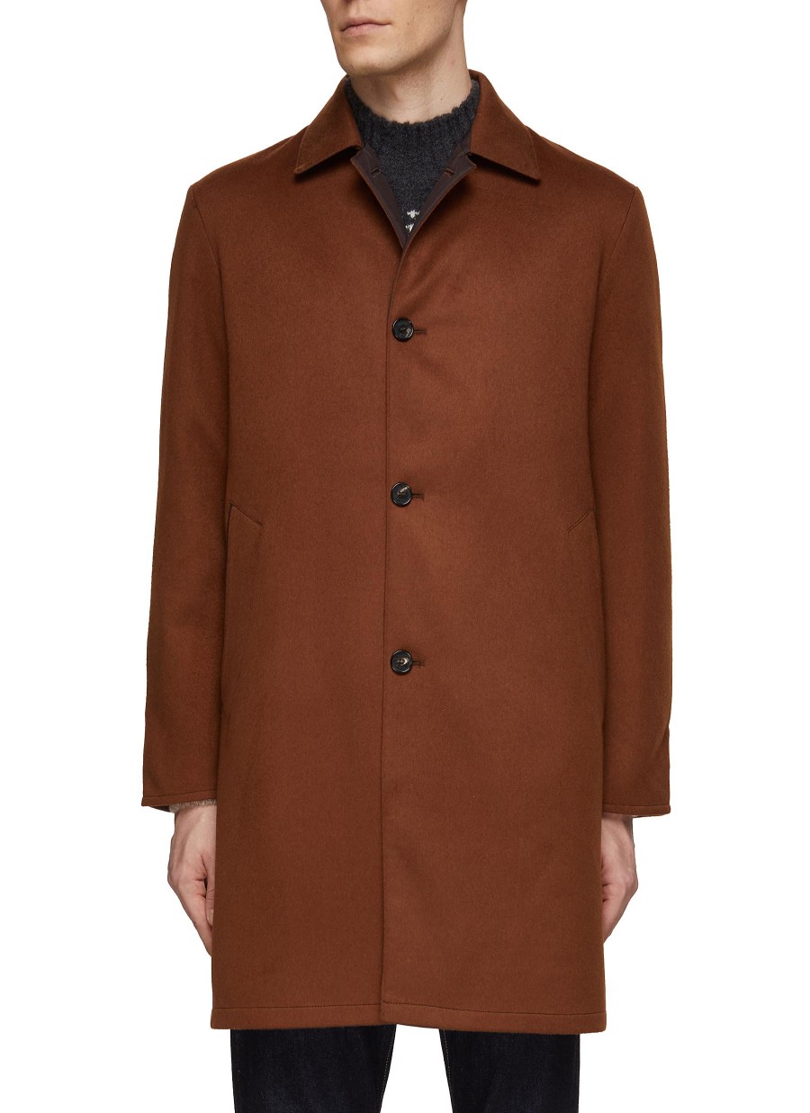 Men EQUIL Coats | Reversible Cashmere Overcoat