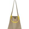 Women PB 0110 Tote Bags | Medium Linen Messenger Tote Bag