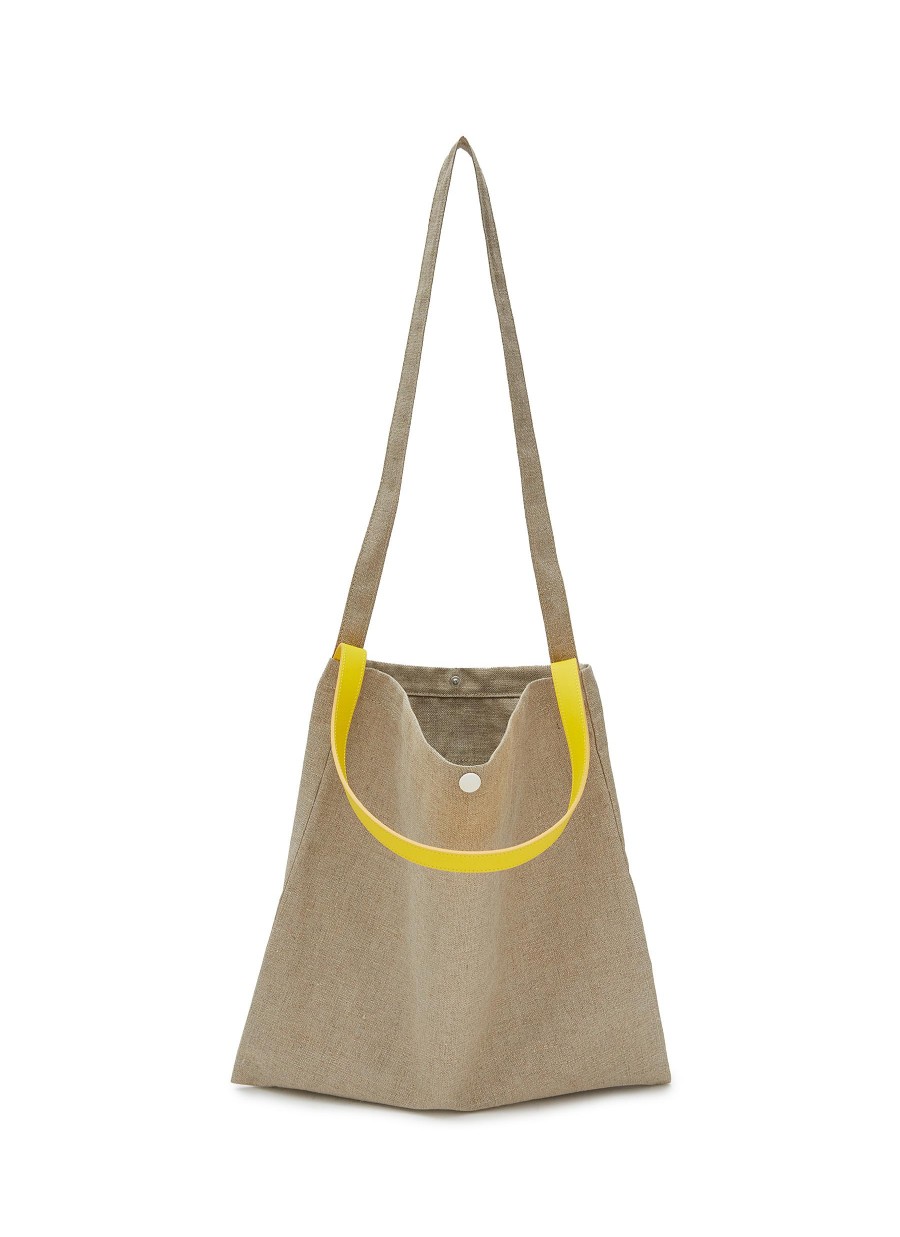 Women PB 0110 Tote Bags | Medium Linen Messenger Tote Bag