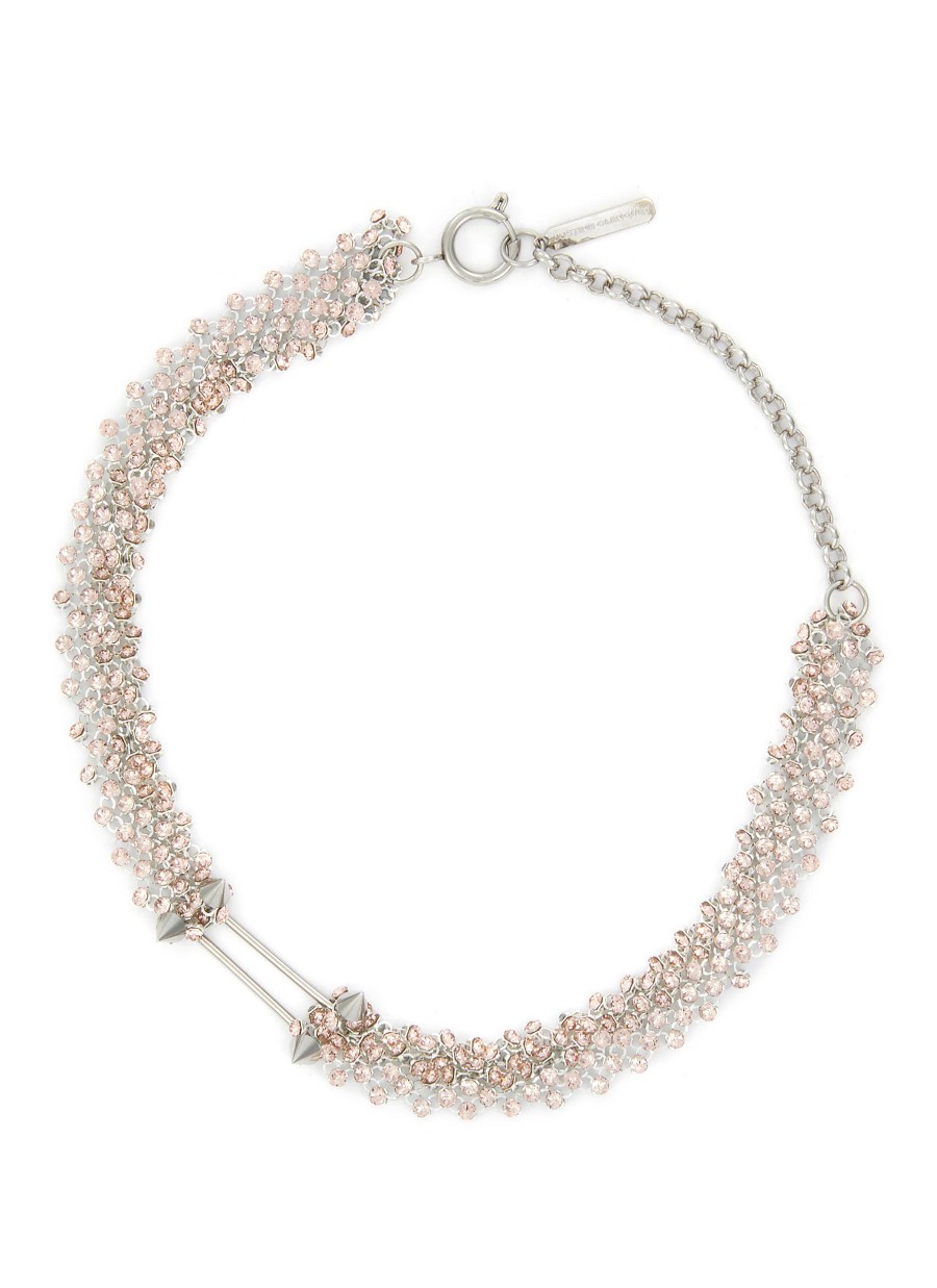 Women JUSTINE CLENQUET Fashion Jewellery | Bonnie Palladium Plated Choker