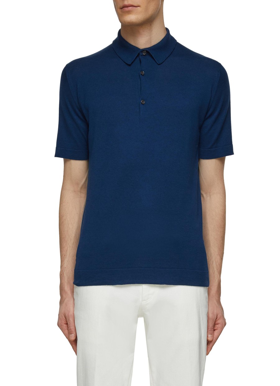 Men JOHN SMEDLEY Polos | Mycroft' Short Sleeve Sea Island Cotton Polo Shirt