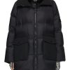 Women YVES SALOMON ARMY Jackets | Shearling Bib Hooded Puffer Jacket