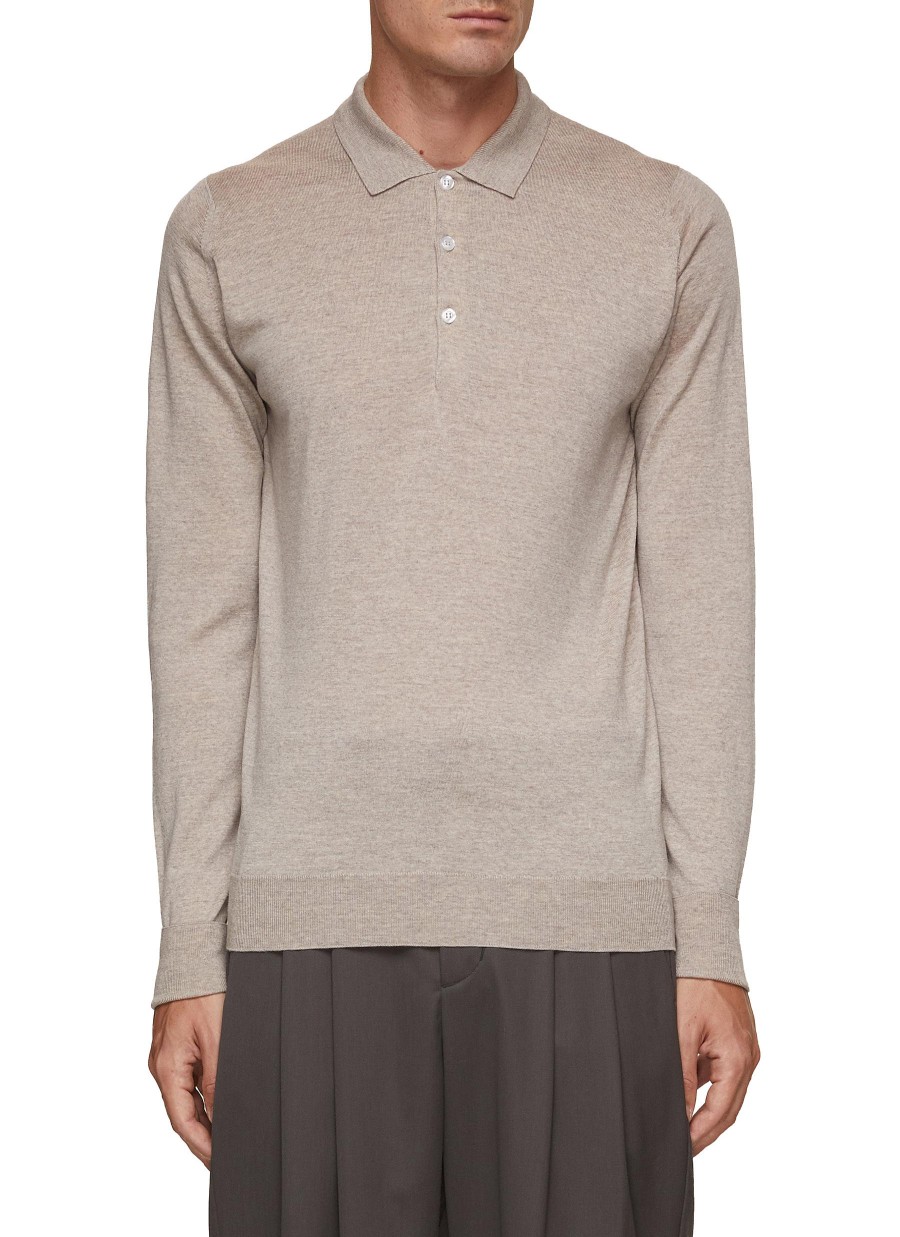 Men JOHN SMEDLEY Polos | Cotswold Wool Polo Shirt