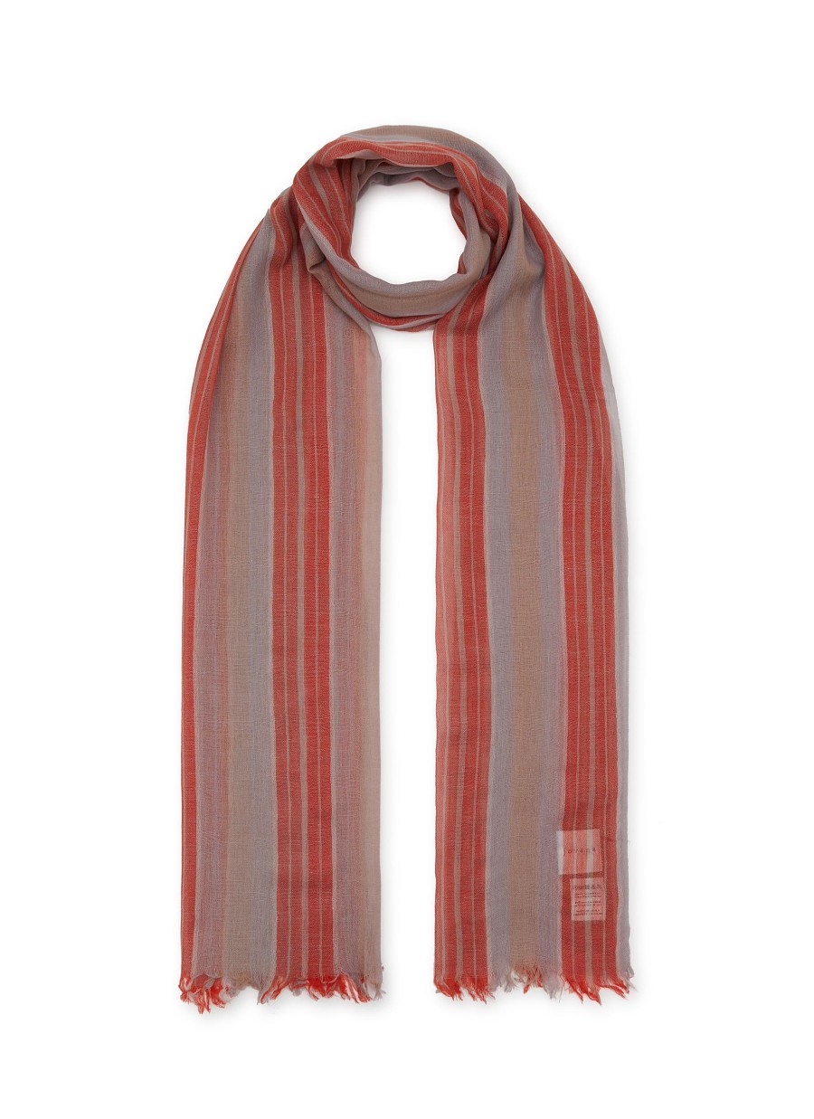 Women JOVENS Scarves & Wraps | Striped Cashmere Shawl