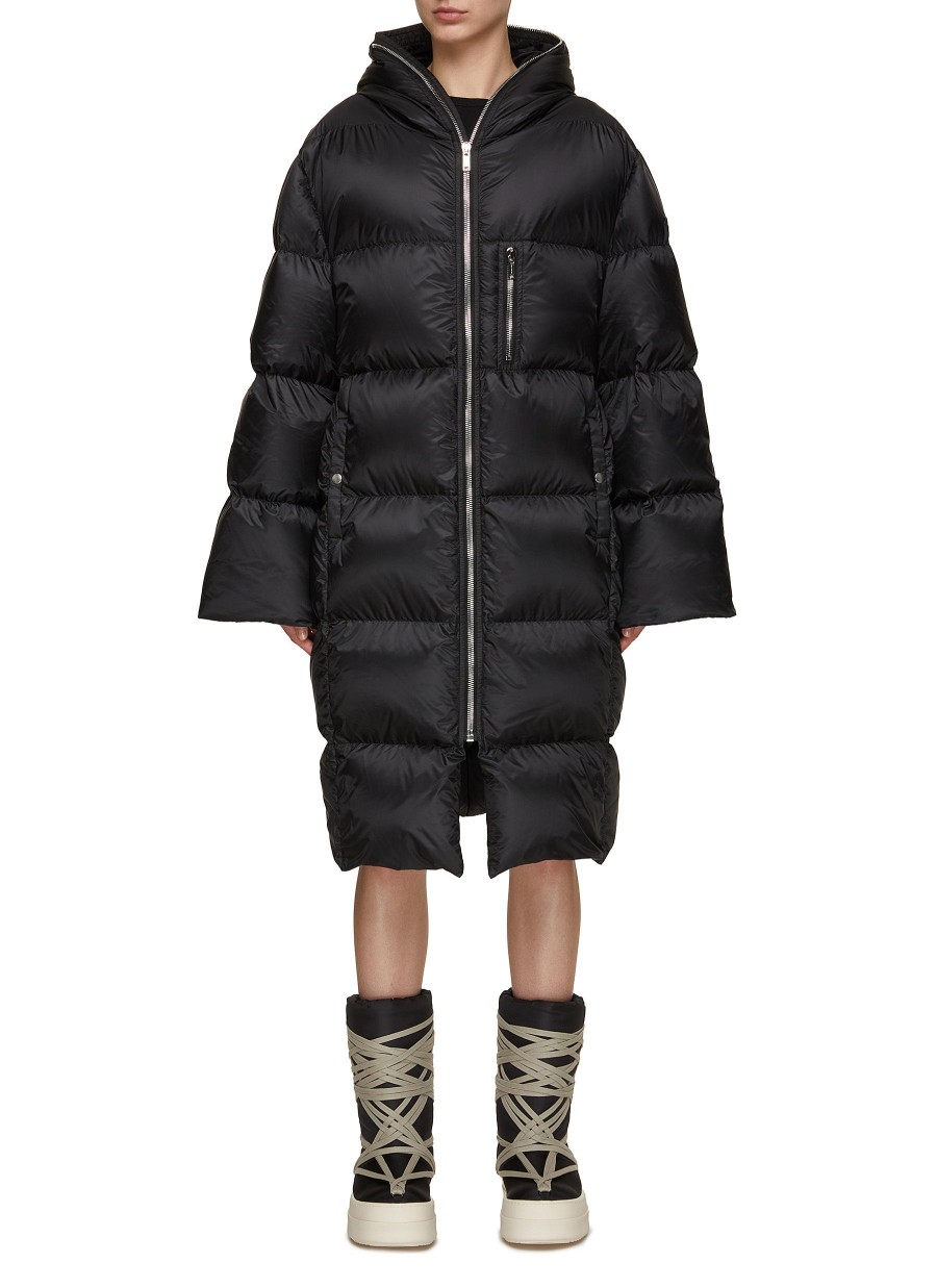 Women RICK OWENS Coats | X Moncler Gimp Coat