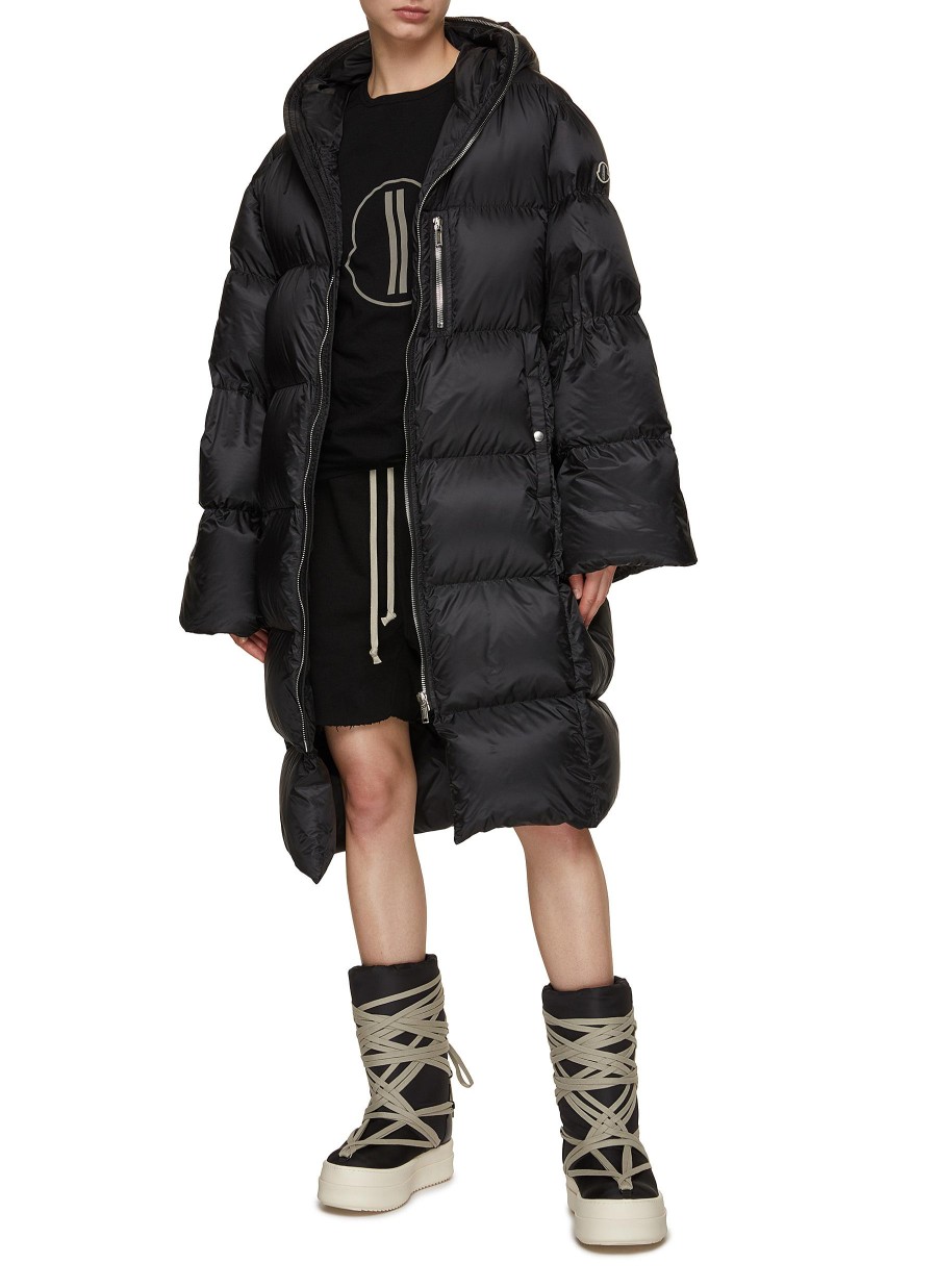 Women RICK OWENS Coats | X Moncler Gimp Coat