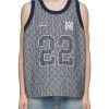 Men AMIRI T-Shirts | Logo Jacquard Denim Vest