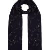 Women JANAVI Scarves & Wraps | Floral Embroidered Merino Wool Scarf