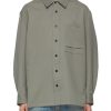 Men SOLID HOMME Shirts | Oversized Pocket Shirt